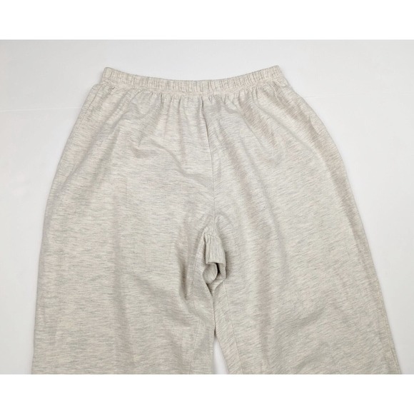 Vintage 80s Pants Stirrup Heathered Beige Cotton Blend Misses Size M - Picture 2 of 5